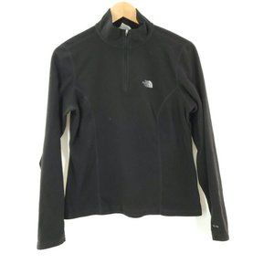 The North Face Women's Black 1/4‎ Zip Long Sleeve Size M